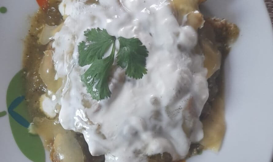 Chilaquiles verdes sencillos